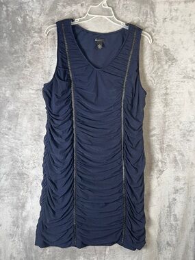Lane Bryant Navy Knit Top